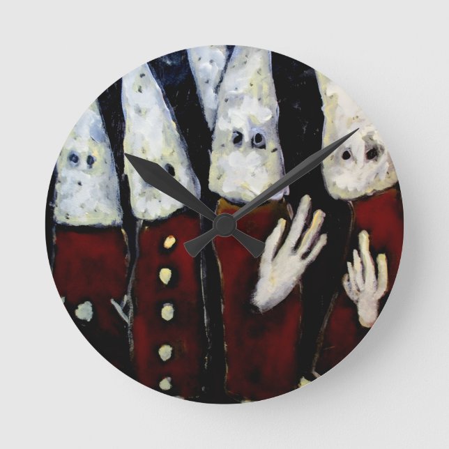 Conspirators Round Clock (Front)