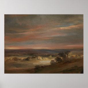 Constable - A View On Hampstead Heath Poster
