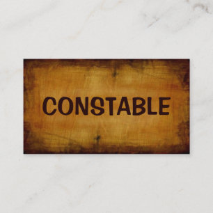 Constable Carte de visite antique