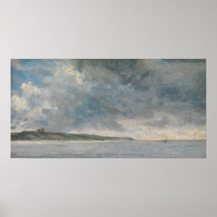 Constable - Coastal Scene With Cliffs Poster