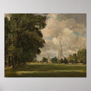 Constable - Salisbury Cathedral From Lower Marsh Poster