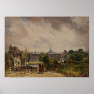 Constable - Sir Richard Steele's Cottage Hampstead Poster