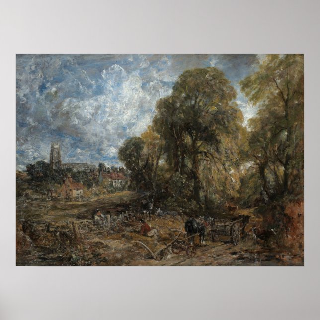 Constable - Stoke-By-Nayland Poster (Front)