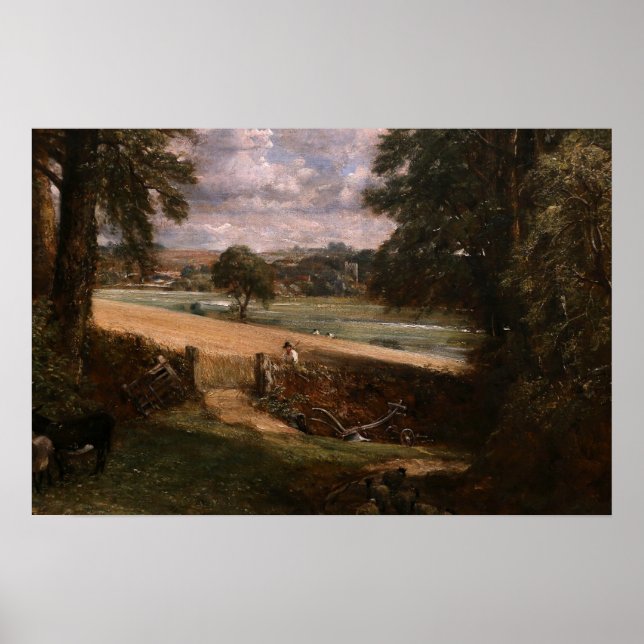 Constable - The Cornfield 1826 Poster (Front)