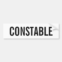 CONSTABLE - White Logo Emblem