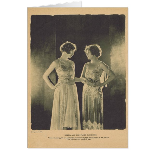 Constance et Norma Talmadge 1922 portraits (Devant)