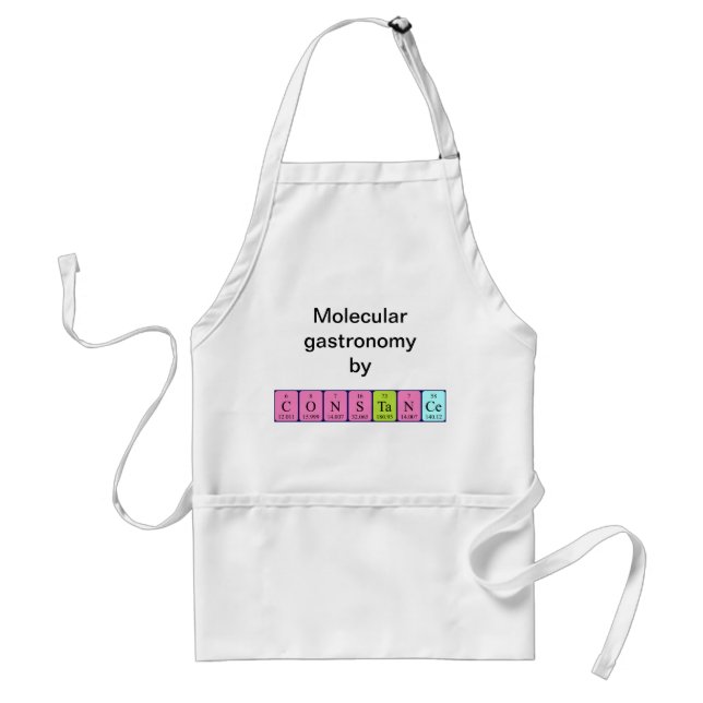 Constance periodic table name apron (Front)