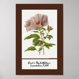 Constans Hibiscus Inspiration Poster Imprimer