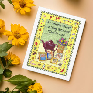 Constant Friendship Inspirational Postcard