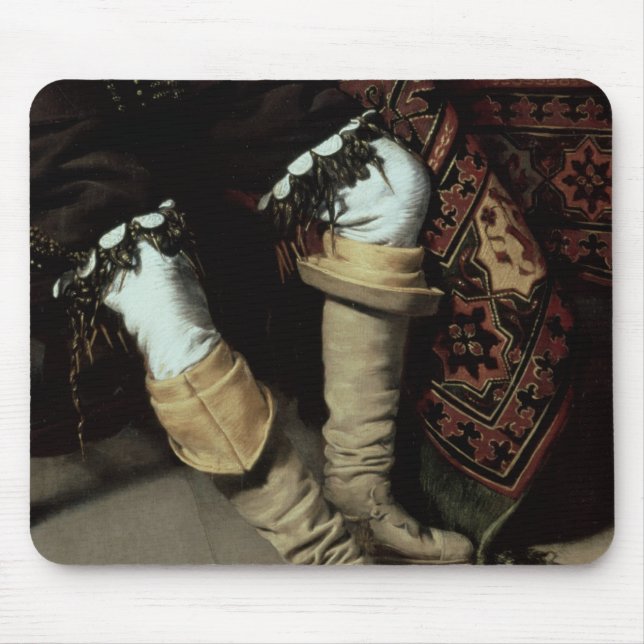 Constantijn Huygens  and his clerk, 1627 Mouse Pad (Front)