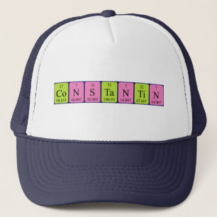 Constantin periodic table name hat