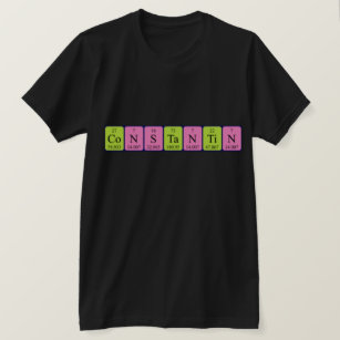 Constantin periodic table name shirt
