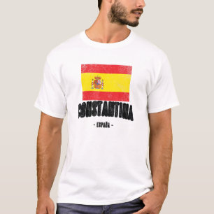 Constantina Spain Es Flag City - Bandera Ropa - T-Shirt