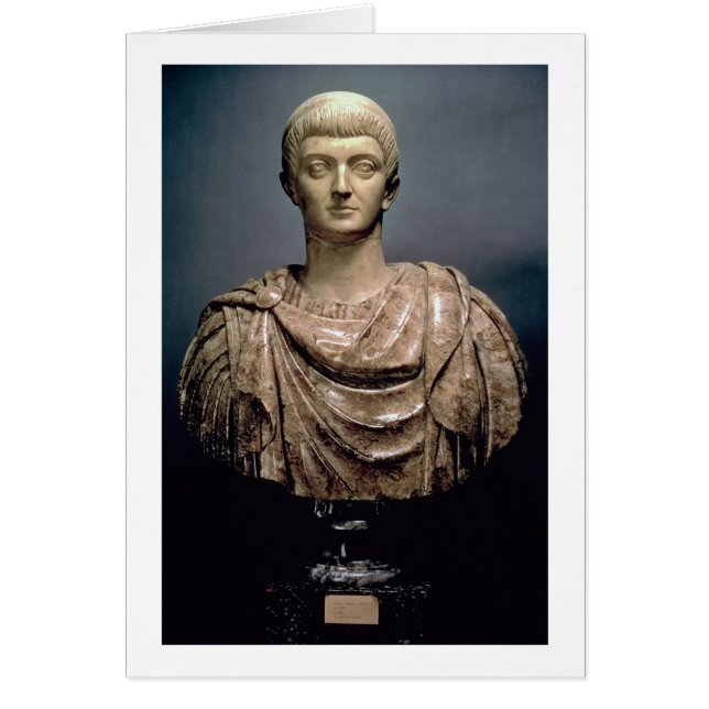 Constantine I (c.274-337) c.350 AD (marble) (Front)