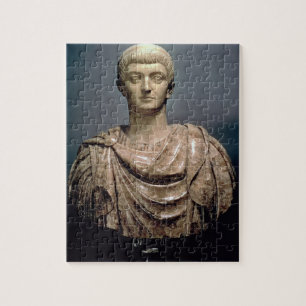Constantine I (c.274-337) c.350 AD (marble) Jigsaw Puzzle