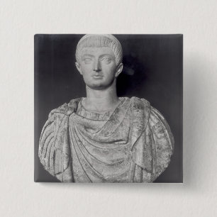 Constantine I c.350 AD 2 Inch Square Button