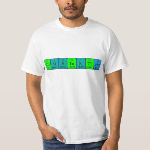 Constantine periodic table name shirt