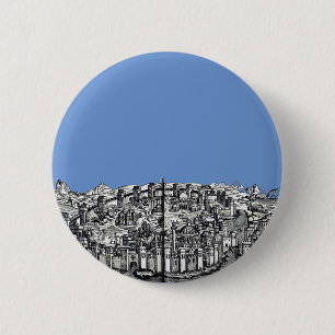 Constantinople capital of the Roman Empire 2 Inch Round Button