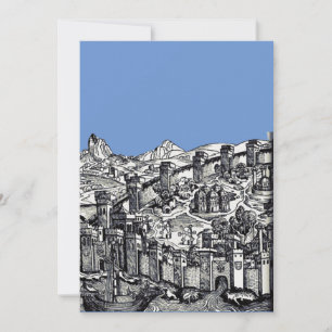 Constantinople capital of the Roman Empire Holiday Card