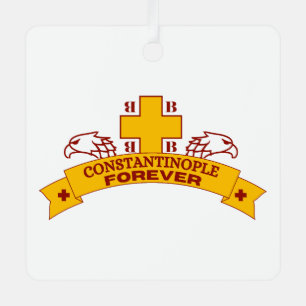 Constantinople Forever Metal Ornament