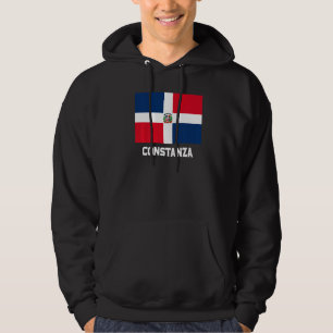 Constanza Dominican Republic Flag Emblem Escudo Cr Hoodie
