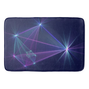 Constellation, Abstract Fantasy Fractal Art Bath Mat