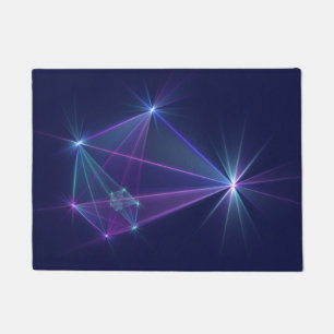 Constellation, Abstract Fantasy Fractal Art Doormat