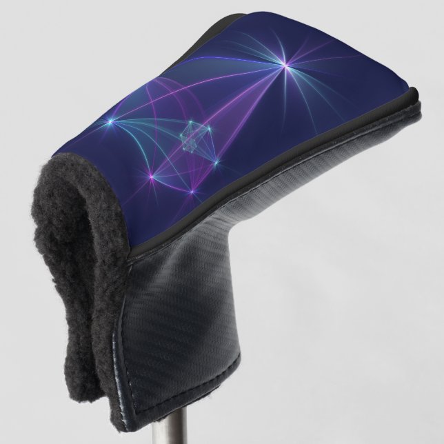 Constellation, Abstract Fantasy Fractal Art Golf Head Cover (3/4 Front)