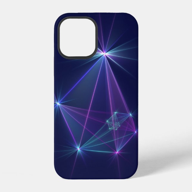 Constellation, Abstract Fantasy Fractal Art iPhone Case (Back)