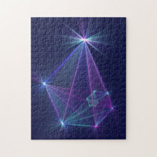 Constellation, Abstract Fantasy Fractal Art Jigsaw Puzzle