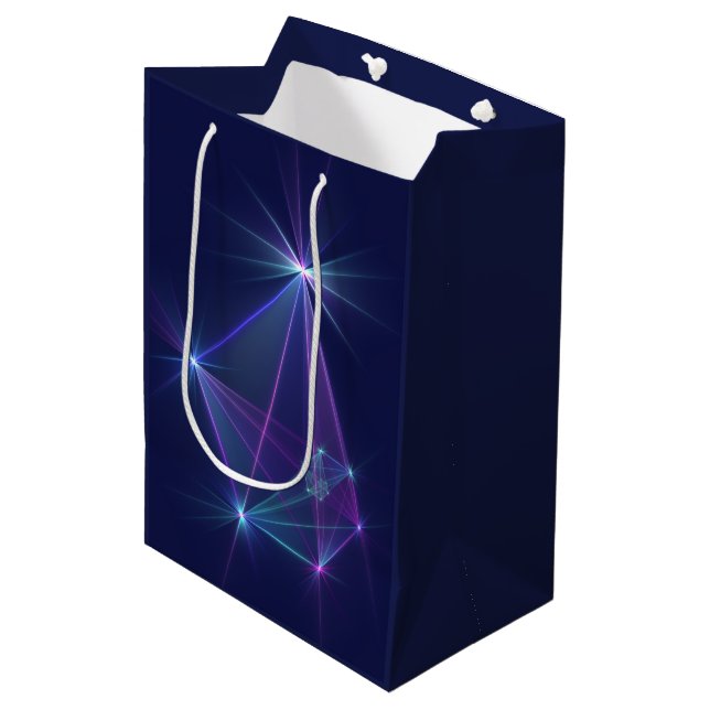 Constellation, Abstract Fantasy Fractal Art Medium Gift Bag (Front Angled)