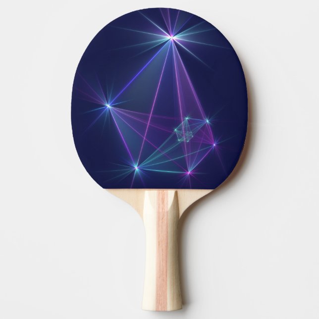 Constellation, Abstract Fantasy Fractal Art Ping Pong Paddle (Front)
