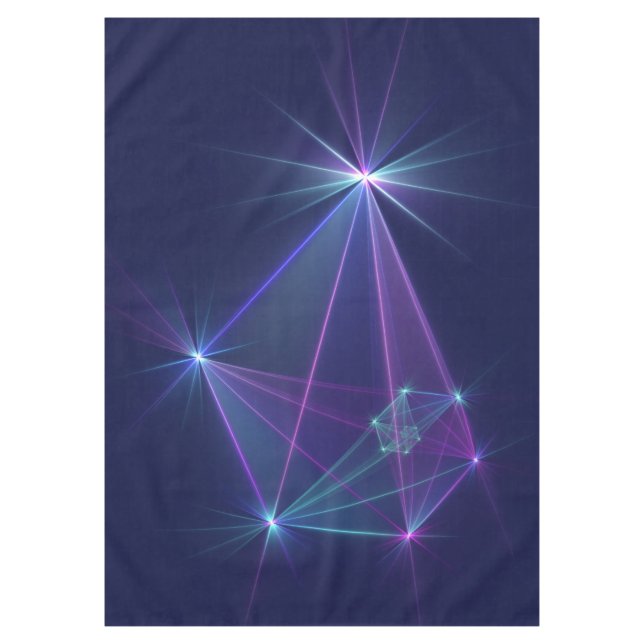 Constellation, Abstract Fantasy Fractal Art Tablecloth (Front)