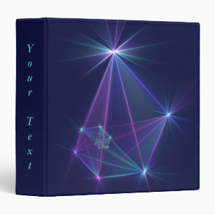 Constellation, Abstract Fantasy Fractal Art Text Binder