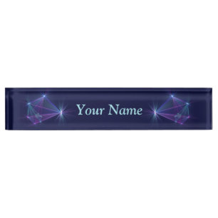 Constellation, Abstract Fantasy Fractal Art Text Nameplate