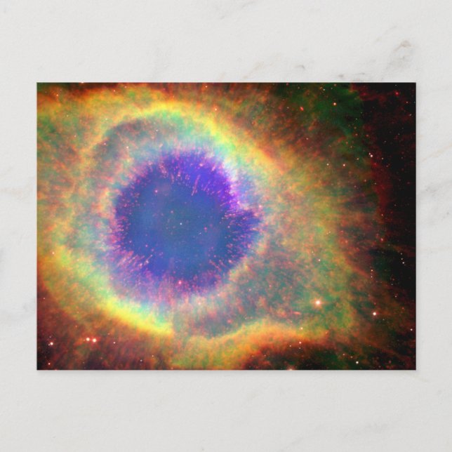 Constellation Aquarius a Dying Star White Dwarf Postcard (Front)
