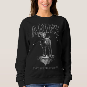 Constellation Aries Zodiac Sign Astrology Horoscop Sweatshirt