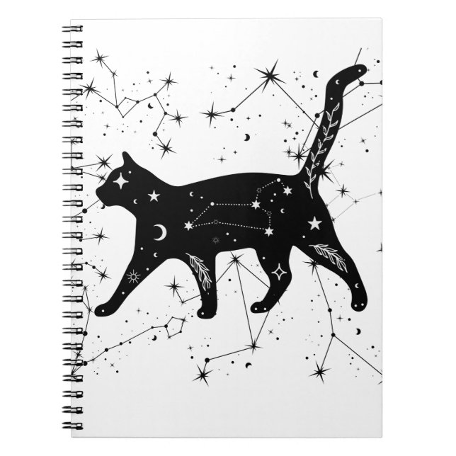 constellation cat notebook (Front)