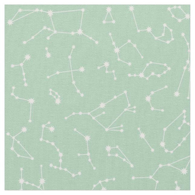 Constellation Fabric – Mint (Close Up)