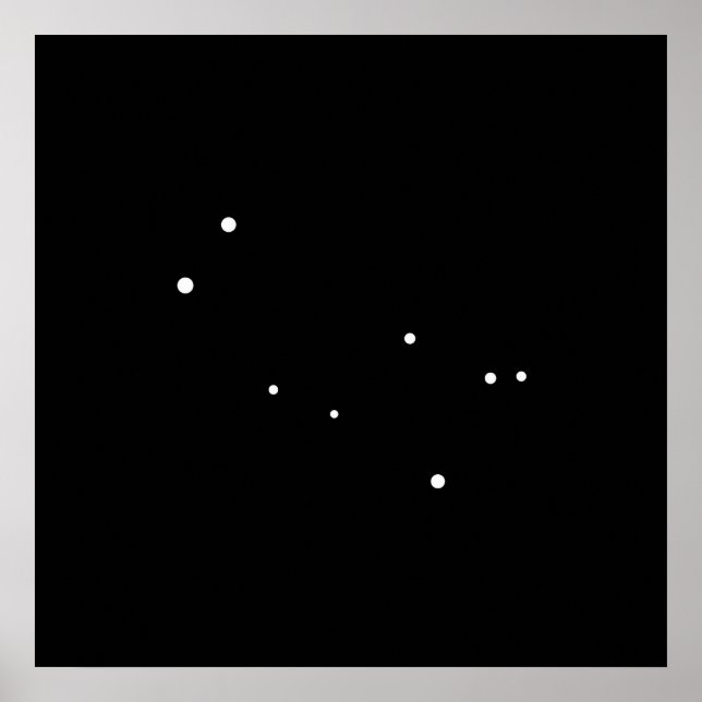 Constellation Gemini by Leslie Peppers Poster (Front)