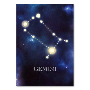 Constellation   Gemini   Numéro de table mariage
