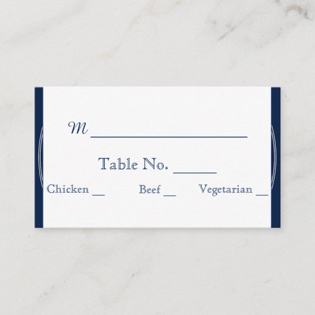 Constellation Night Sky Wedding Place Cards (Front)