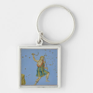Constellation of Bootes, from 'Uranometria' by Joh Keychain