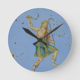 Constellation of Bootes, from 'Uranometria' by Joh Round Clock