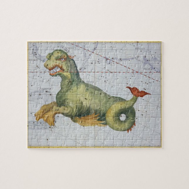 Constellation of Cetus the Whale, from 'Atlas Coel Jigsaw Puzzle (Horizontal)