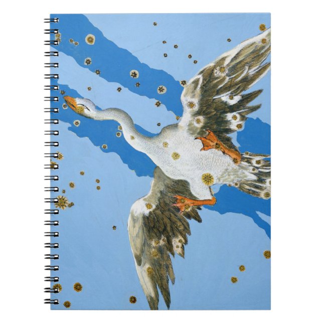 Constellation of Cygnus, from 'Uranometria' writte Notebook (Front)