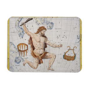 Constellation of Hercules with Corona and Lyra, pl Magnet