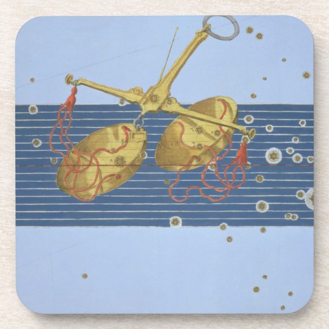 Constellation of Libra, from 'Uranometria' by Joha Coaster (Front)