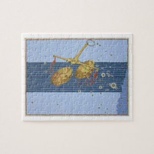 Constellation of Libra, from 'Uranometria' by Joha Jigsaw Puzzle