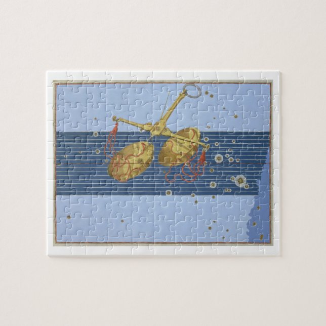 Constellation of Libra, from 'Uranometria' by Joha Jigsaw Puzzle (Horizontal)